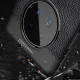 Huawei Mate 40 Pro Custodia in pelle effetto litchi doppia linea