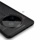 Huawei Mate 40 Pro Custodia in pelle effetto litchi doppia linea Huawei Mate 40 Pro Custodia in pelle effetto litchi doppia linea