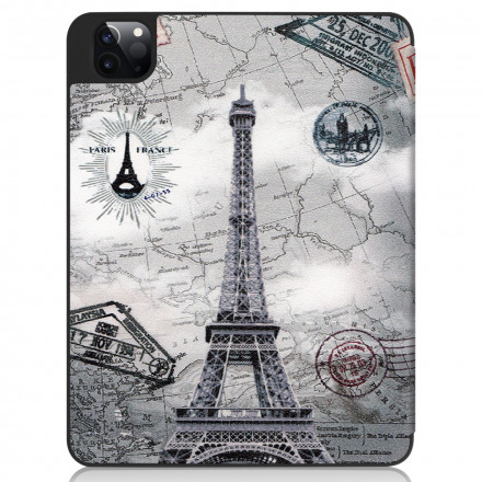 Smart Case iPad Pro 11" (2021) Custodia con stilo Torre Eiffel
