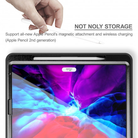 Custodia per iPad Pro 12,9" (2021) (2020) (2019) Cinturino, supporto e porta stile