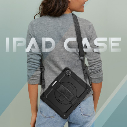 iPad Pro 12,9" (2021) (2020) (2018) Custodia ultra resistente multifunzione
