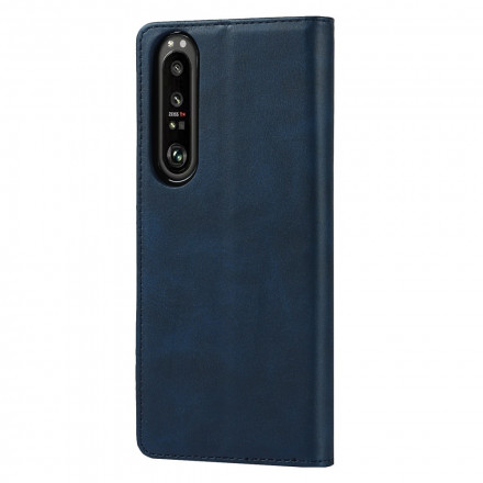Flip Cover Sony Xperia 1 III in vera pelle Classic