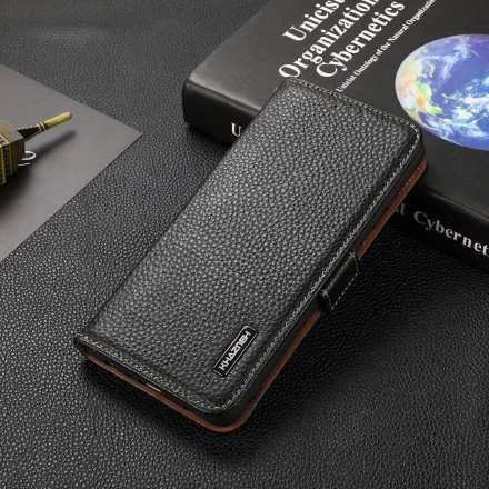 Sony Xperia 5 III Custodia in pelle Litchi KHAZNEH RFID