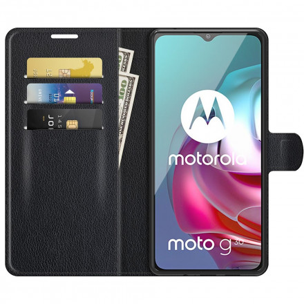 Moto G30 / Moto G10 Cover classica effetto litchi