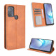 Flip Cover Moto G50 effetto pelle vintage