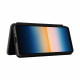 Flip Cover Sony Xperia 10 III in silicone color carbonio
