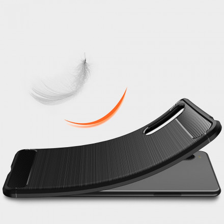 Custodia Sony Xperia 10 III in fibra di carbonio spazzolata