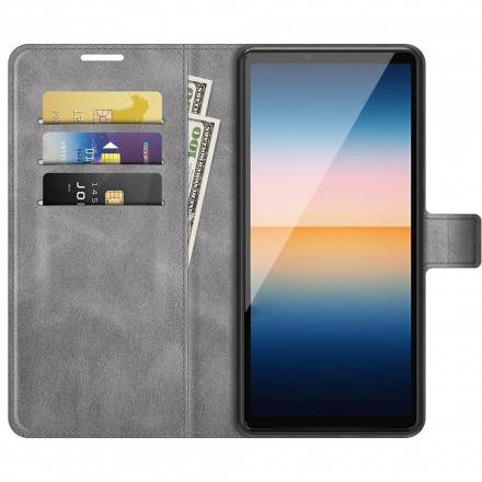Custodia Sony Xperia 10 III Slim effetto pelle Custodia Sony Xperia 10 III Slim effetto pelle