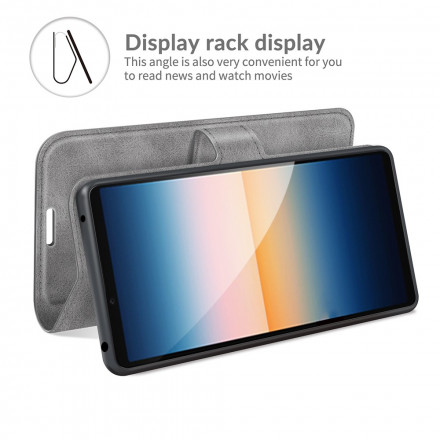 Custodia Sony Xperia 10 III Slim effetto pelle Custodia Sony Xperia 10 III Slim effetto pelle