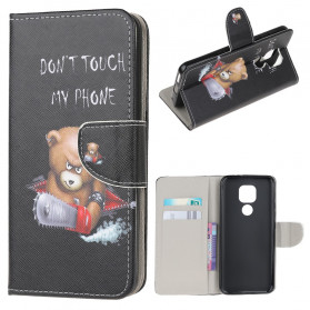 Moto G9 Play Custodia Orso pericoloso
