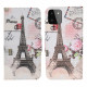 Custodia Samsung Galaxy A22 5G Torre Eiffel Retro