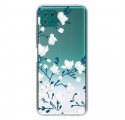 Custodia Samsung Galaxy A22 5G White Flower
