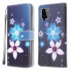 Custodia Samsung Galaxy A22 4G Lunar Flowers con cinturino