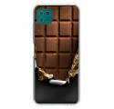 Samsung Galaxy A22 5G Custodia flessibile cioccolato