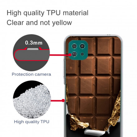 Samsung Galaxy A22 5G Custodia flessibile cioccolato