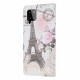 Samsung Galaxy A22 4G Torre Eiffel Custodia retrò