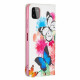 Flip Cover Samsung Galaxy A22 5G Farfalle colorate