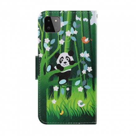 Custodia Samsung Galaxy A22 5G Panda Walk