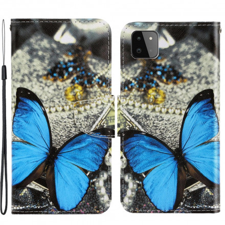 Samsung Galaxy A22 5G Custodia Variations Butterfly Strap
