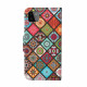 Samsung Galaxy A22 5G Patchwork Mandalas Custodia con cinturino