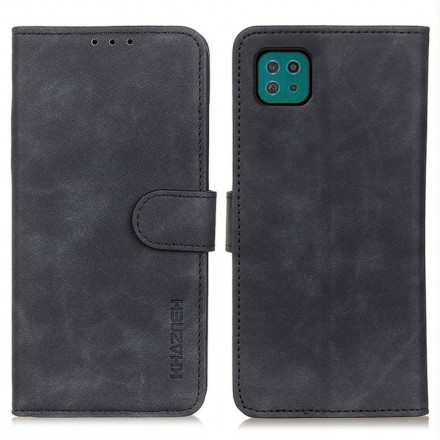 Samsung Galaxy A22 5G Custodia in pelle opaca Vintage KHAZNEH