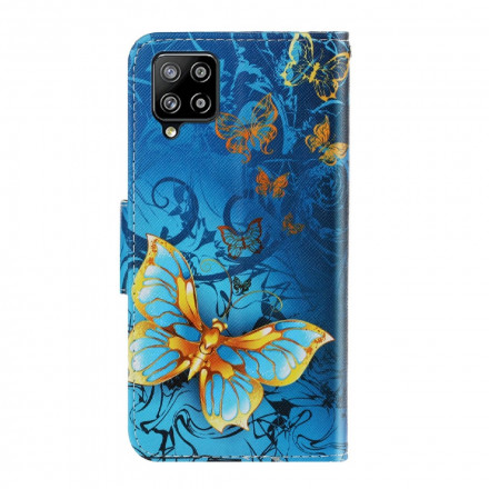Samsung Galaxy A22 4G Custodia Variations Butterfly Strap