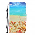 Samsung Galaxy A22 4G Custodia con cinturino da spiaggia