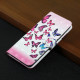 Custodia Samsung Galaxy A22 4G Volo di farfalle con cinturino