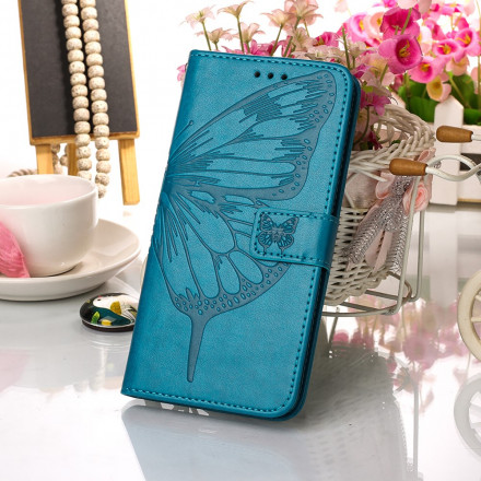 Custodia Samsung Galaxy A22 5G Butterfly Design con cinturino