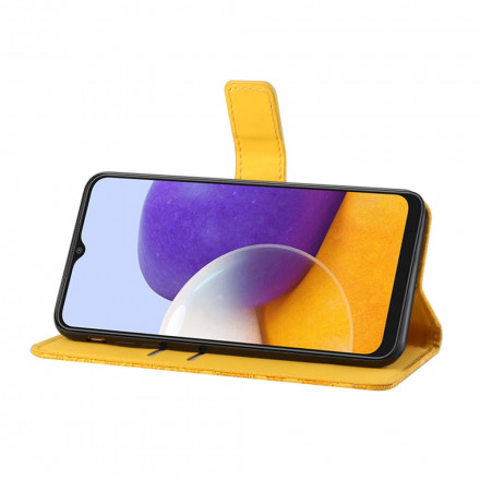 Samsung Galaxy A22 5G Custodia con motivo ad arazzo