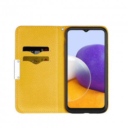 Flip Cover Samsung Galaxy A22 5G similpelle Ultra Chic