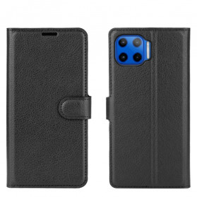 Moto G 5G Plus Custodia classica Lychee
