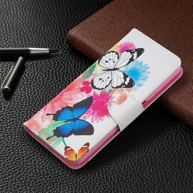 Xiaomi Mi 10T / 10T Pro Custodia dipinta a farfalla