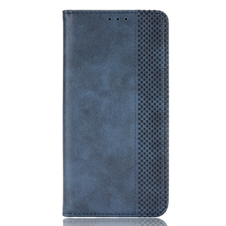 Flip Cover Oppo Find X3 / X3 Pro effetto pelle stile vintage