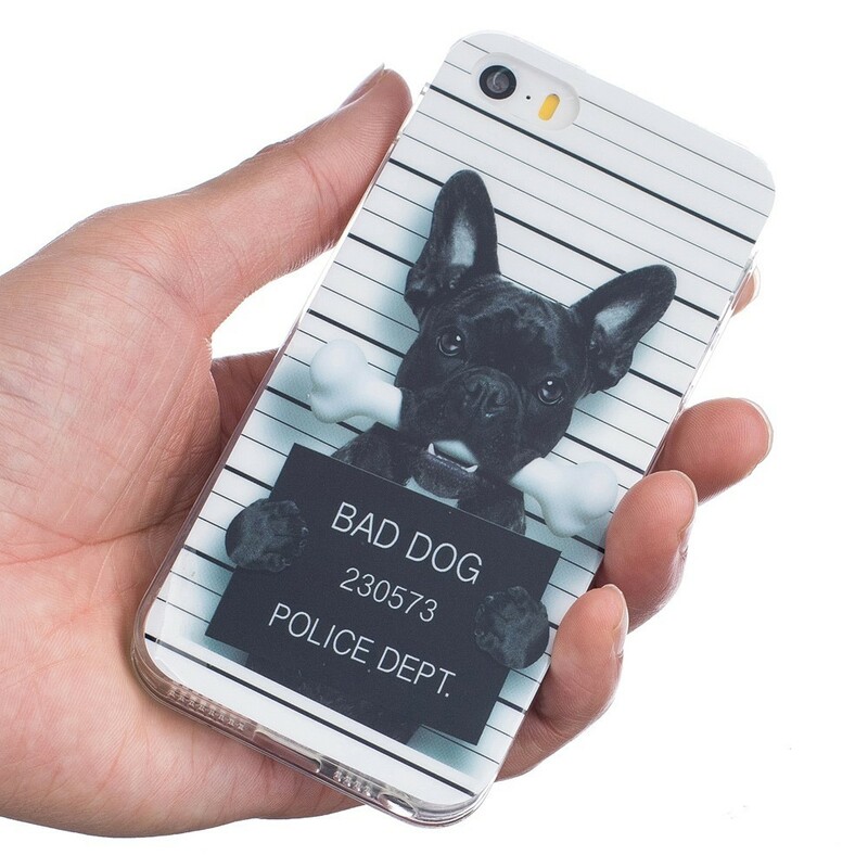Custodia per iPhone SE/5/5S Bad Dog