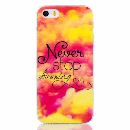 Custodia per iPhone SE/5/5S Never Stop Dreaming