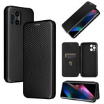 Flip Cover Oppo Find X3 / X3 Pro in silicone color carbonio