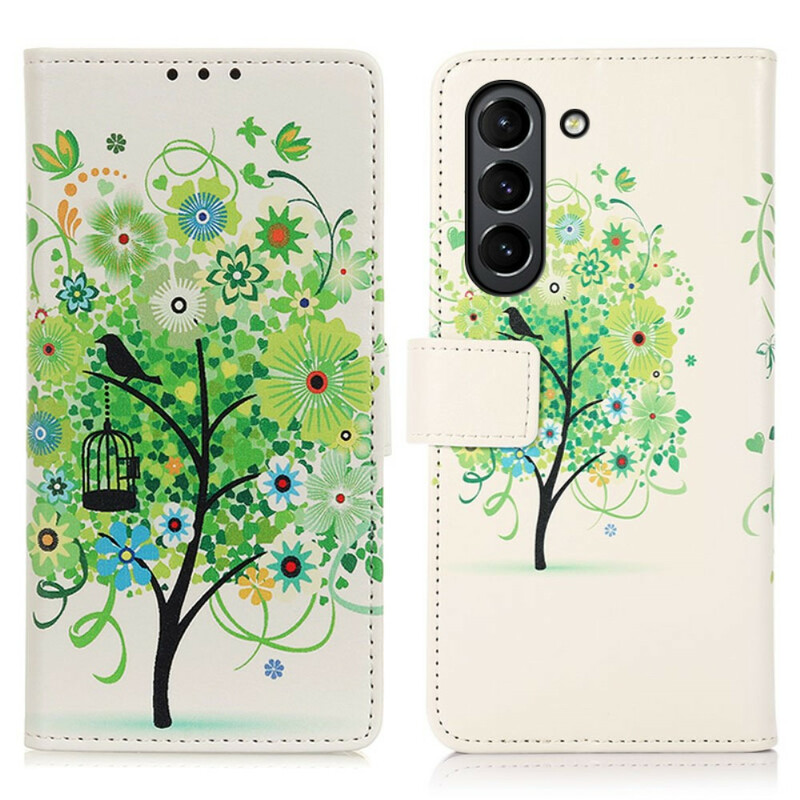 Samsung Galaxy S21 FE Custodia albero di fiori