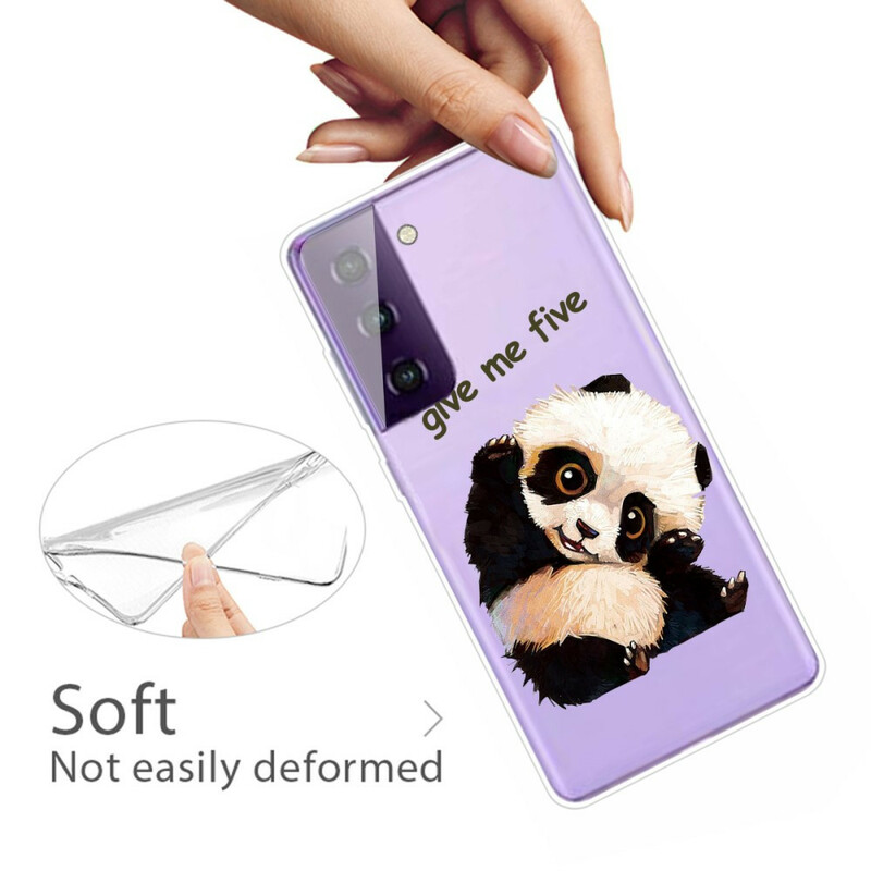 Samsung Galaxy S21 FE Panda Custodia Give Me Five