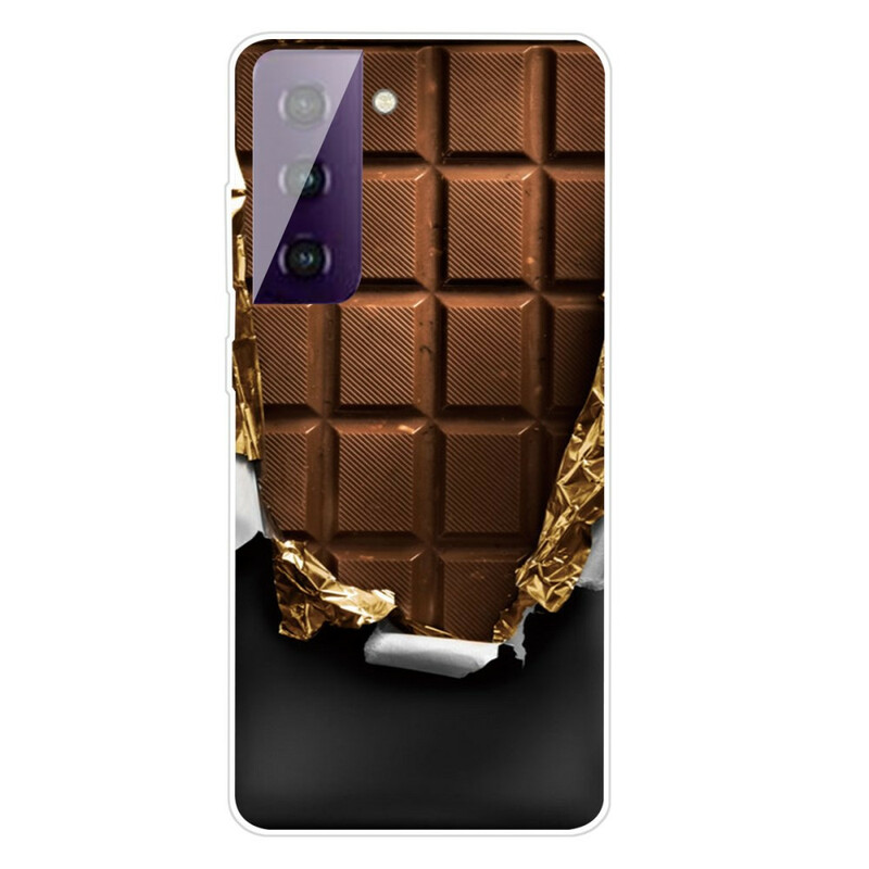Samsung Galaxy S21 FE Custodia flessibile cioccolato