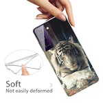 Samsung Galaxy S21 FE Custodia flessibile Tiger