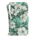 Samsung Galaxy S21 FE Cinturino Fiore Custodia