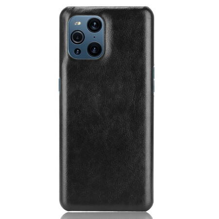 Oppo Find X3 / X3 Pro Custodia in pelle effetto litchi