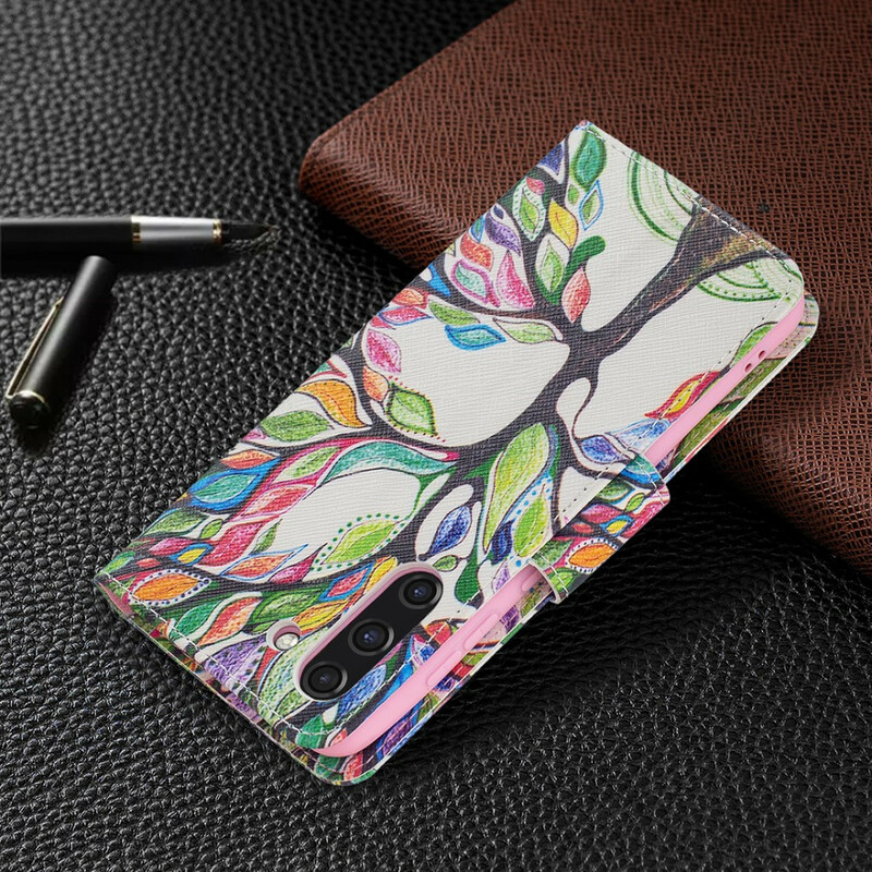 Samsung Galaxy S21 FE Custodia albero colorata