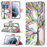 Samsung Galaxy S21 FE Custodia albero colorato