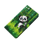 Custodia per Samsung Galaxy S21 FE Panda e Bambù