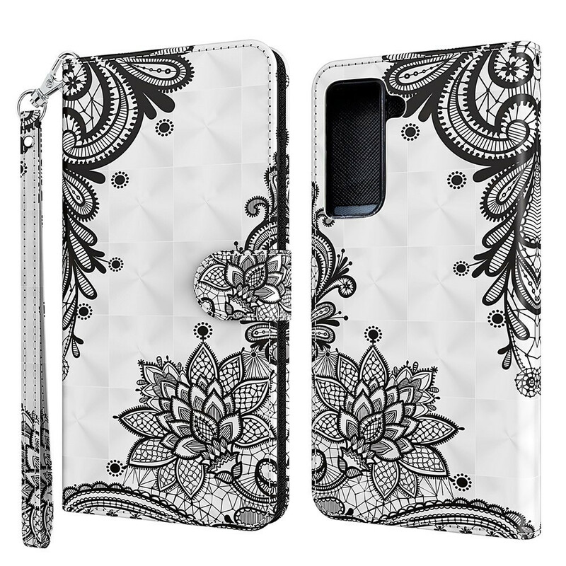 Samsung Galaxy S21 FE Custodia in pizzo chic