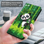 Custodia Xiaomi Redmi 9T / Note 9 Panda e Bamboo