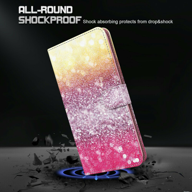 Xiaomi Redmi 9T / Note 9 Glitter Gradient Case Magenta