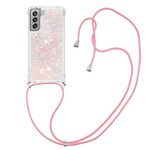 Custodia per Samsung Galaxy S21 FE Glitter & String